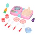 thumbnail image 3 of Entertainment Kitchen Sink Play Set, Music Effect Play Kitchen Sink Toys  For Girls For Boys Vegetable Sink + Stove, 3 of 8
