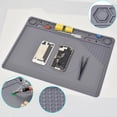 thumbnail image 1 of Matín de reparación de Silicona de Aislamiento por Calor, Posiciónica de Tornillo Aislamiento de Calor Matín de la reparación de Productos Electrónicos de Silicona, 1 of 7