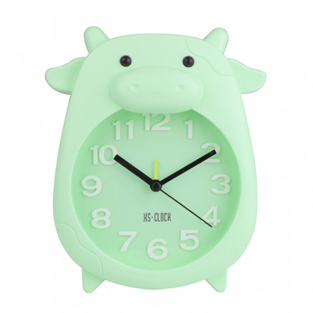 TIMPCV Children's Alarm Clock, Cartoon Alarm Clock Little Cattle Alarm Clock , Student Children
