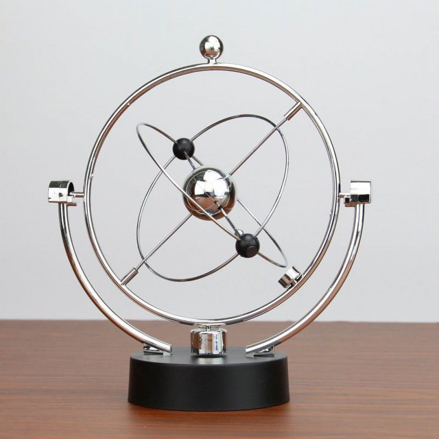 Bola de oscilación de Newton, bola de oscilación de movimiento perpetuo artesanal para regalo de adorno de mesa de oficina en casa