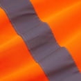 thumbnail image 5 of 3C Products ANSI/ISEA 107-2015 Class 3 Ultra Soft Fleece Safety Orange Hoodie Jacket with Front Zipper Closure & Black Bottom - SAJ6800-5XL, 5 of 5