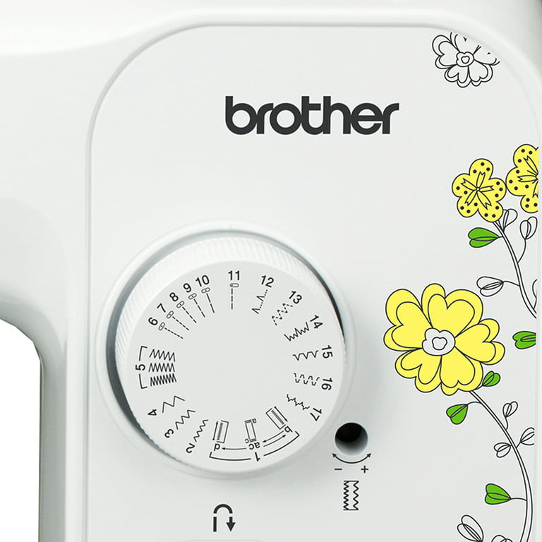 Brother SM1704 17-Stitch Lightweight Sewing Machine, White