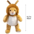 thumbnail image 4 of Sentmoon Stuffies Small Gifts forest Animals Plushie Toy Backpack Cute Animals Shaped Stuffed Animals with Straps Adorable Rabbits for Kids Soft Backpack for School Birthday Gift, 4 of 7