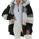 thumbnail image 1 of Abrigo de felpa suelto, chaqueta con capucha informal de moda, suave y cálido otoño invierno para mujer, 1 of 8