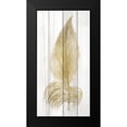 thumbnail image 2 of Kimberly, Allen 9x14 Black Modern Framed Museum Art Print Titled - Feather of Gold 2, 2 of 5