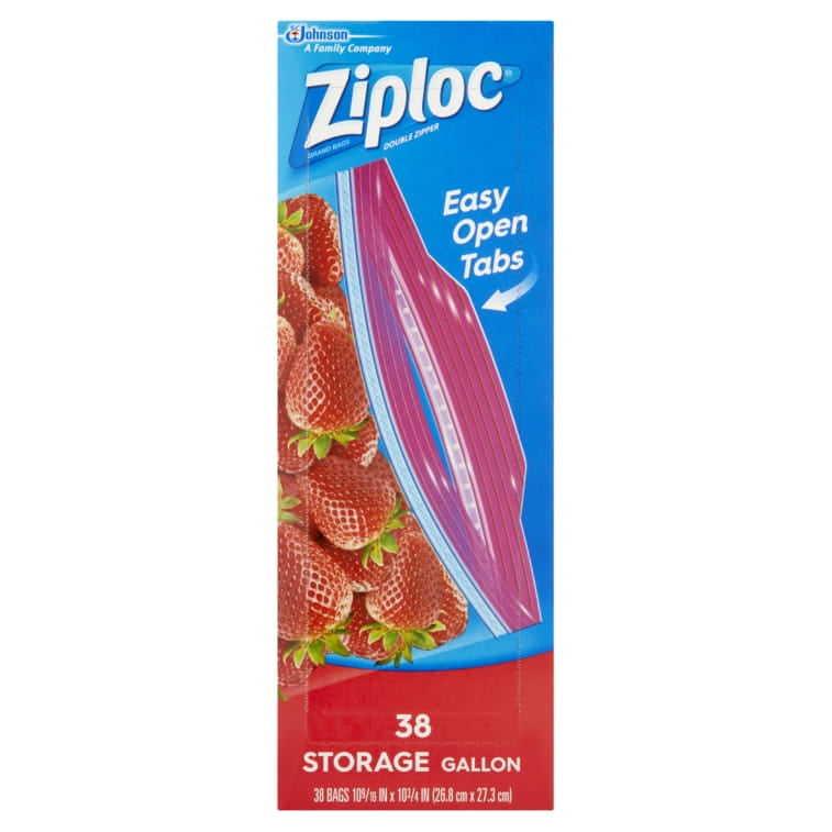Ziploc Storage Gallon Bags With Grip 'n Seal Technology - 38ct : Target