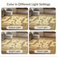 thumbnail image 7 of ODIKA 8'x10' Washable Area Rug Durable, Non-Slip Cowboy Longhorn Farmhouse Panels Round Runway Themed Trailer Hooks Flowing for Living Room, Under Sectional, Family, 7 of 7