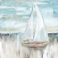 thumbnail image 3 of Nan 12x12 Black Modern Framed Museum Art Print Titled - Soft Sail I, 3 of 5