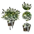 thumbnail image 2 of RKSTN Spring Flower Basket Olive Garland, 2 of 4