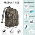 thumbnail image 5 of Explore Journey Backpack&nbsp;- Waterproof Vintage Travel Inspired Bookbag, Durable Lightweight Backpack with Double Zippers & Front Pocket (Adventure Ready), 5 of 5