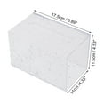 thumbnail image 2 of Funda para caja de pañuelos de patrón glaciar rectangular mediana única de Bargains 1 Pc para mesa de dormitorio de plástico transparente, 2 of 3