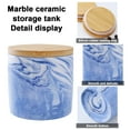 thumbnail image 3 of Tarro de aperitivos para perros, bote de cerámica y madera para alimentos para mascotas, tarro de almacenamiento de galletas para perros, 3 of 6