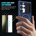 thumbnail image 4 of Guardian Series Wireless Charging Case with Tempered Glass Screen Protector for Samsung Galaxy S24 Ultra - Navy Blue, 4 of 9