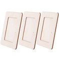 thumbnail image 1 of Kids Drawing Frame 3Pcs Rectangular Wood Art Creation for Children Home Decor, 1 of 9