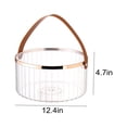 thumbnail image 3 of RKSTN Rangement et Organisation Panier de Rangement Portable Transparent pour Fruits et Collations Fruits Secs Panier Simple Salon Vin Rouge Boisson Seau à Glace Panier [Rangement Luxe Léger] Bacs de Rangement, 3 of 6