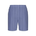 thumbnail image 5 of Striped Pajamas Shorts Women Drawstring Loungewear Elastic Waist Lightweight Casual Summer Vacation Shorts Blue XXL, 5 of 5