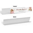 thumbnail image 2 of Printtoo Personalized Desk Name Plate Pretty Pink Gold Watercolour Flower Custom Acrylic Office Desk Name Plate Accessory 2x8 Inches, 2 of 5