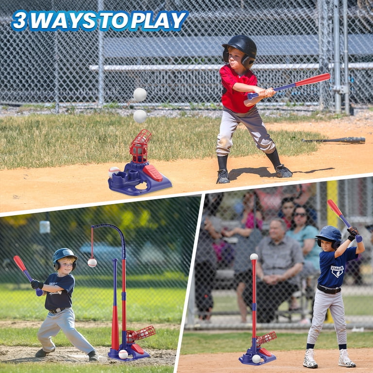 JoyStone 3-in-1 T Ball Set, Adjustable Height Baseball photo 7