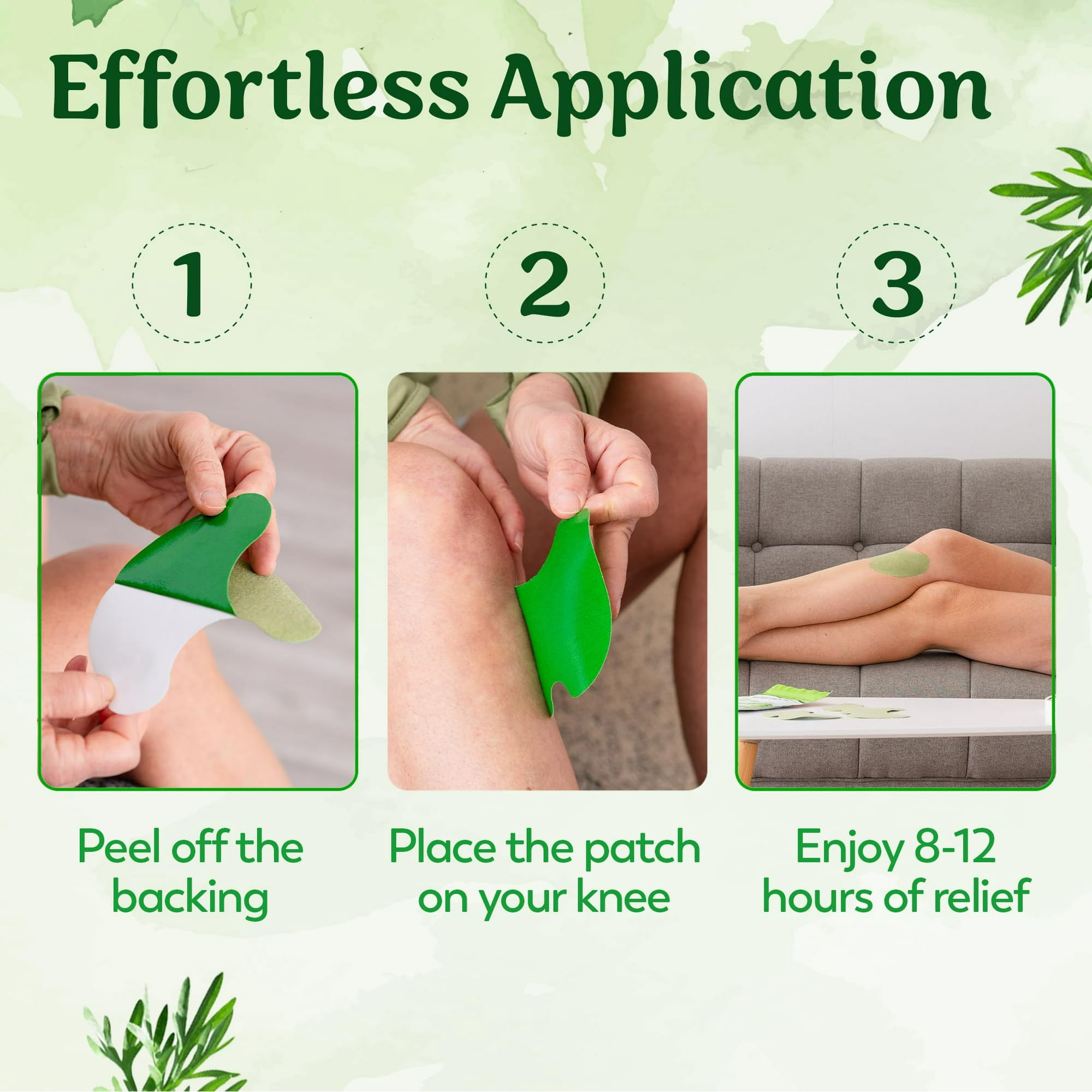10pcs/pack Knee Relief Patches Sticker Joint Pain Wormwood Ache Plaster Pad