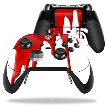 MightySkins Skin Compatible With Microsoft Xbox One Elite Wireless Controller case wrap cover sticker skins Blood Drip