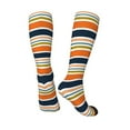 thumbnail image 4 of Balery Colorful Pastel Stripes Fun Novelty Socks Men'S Women'S Crew Socks Funny Crazy Novelty Socks Quirky And Cool Socks, 4 of 9