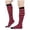 C-Hot Pink476, variant on DHFJKG Halloween Socks For Women Striped Knee High Socks, Cable Knit Long Stockings, Women's Halloween Gift
