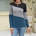 thumbnail image 7 of Long Sleeve Shirts For Women Tops Casual Shirts Round Neck Pullover Crew Neck Womens Blouses, 7 of 7