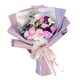 thumbnail image 1 of Hermosa flor de jabón , flores artificiales perfumadas a Valentín, cumpleaños, Navidad, a madre, decoración de Violeta Soledad Jabon Floral, 1 of 5