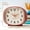 Cherry Red, variant on This music alarm clock is suitable for use on bedside tables, desks, living rooms, and dorm rooms. It operates silently, so you don't have to worry about being disturbed while sleeping or reading. It