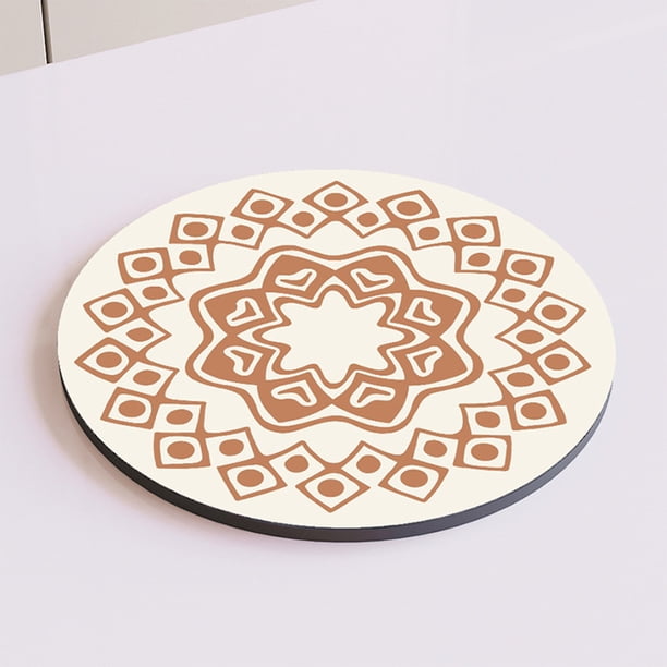 Alfombrilla aislante de diatomeas,resistente al calor,para mesa de comedor,tapete para ollas,tapete para cuencos,protección duradera contra altas temperaturas
