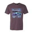 thumbnail image 2 of Ford Mustang GT The Boss Retro Neon Vintage | Mens Cars and Trucks Premium Tri Blend T-Shirt, Vintage Purple, Medium, 2 of 4