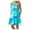 Blue, variant on IROINNID Women's Shift Dress Sleeveless Summer Pockets Casual Loose Tank Dress Prints Drop Waist Dress