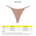 thumbnail image 3 of Tangas para mujer bragas de tiro bajo transpirables suaves de secado rápido para niñas para la playa ANGGREK Otros, 3 of 5