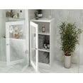 thumbnail image 2 of Palace Imports 100% Solid Wood 16.5" Bathroom Cabinet with Clear Glass Door, 2 of 29