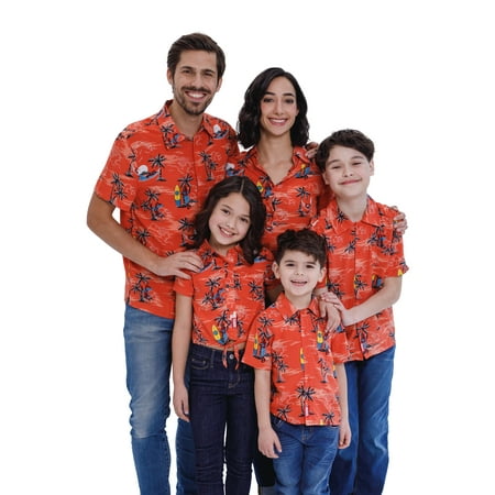 

Marvel Spider-Man Toddler Boy Girl Hawaiian Button Down Shirt Toddler to Big Kid