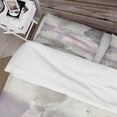 thumbnail image 4 of Designart 'Watercolor Minimal Purple Tones I' Cottage Duvet Cover Set, 4 of 4