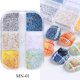 thumbnail image 1 of Aurora espejo uñas brillo polvo frotar polvo pigmento cromo iridiscente holográfico decoración de uñas para manicura TR1909-12 Tan Jianjun unisex, 1 of 2