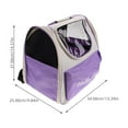 thumbnail image 2 of HEALEEP Cat Carry Bag Crafted From Oxford Cloth And Fashion Design For Pet Owners 1Pcs, 2 of 8