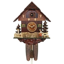 HerrZeit by Adolf Herr Cuckoo Clock  - The Busy Wood Chopper