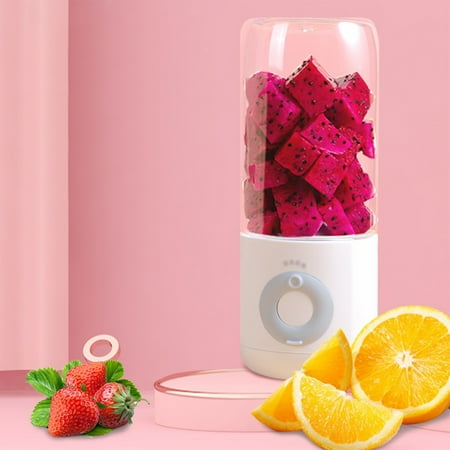 

Cotonie USB Electric Safety Juicer Cup Fruit Juice Mixer Mini Portable Rechargeable /Juicing Mixing Crush Ice Blenders Mixer 500ml Water Bottle