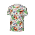 thumbnail image 6 of Wukai Mushroom and Frogs Print Men's Short-Sleeved Mesh T-Shirt,Quick-Dry Short Sleeve Workout T-Shirt-Medium, 6 of 8