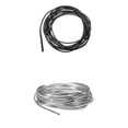thumbnail image 1 of Cinta De Puerta Flexible Plateada / Negra De Moldura Moldura 6M, 1 of 9