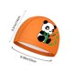 thumbnail image 3 of Cartoons Waterproof Coating Swimming Cap Universals Hair Care Elastic Comfortable And Non Restrictive Head Swimming Cap, 3 of 6