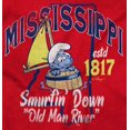 thumbnail image 2 of MS Sailing Boating River Smurfs Sweatshirt for Men or Women Brisco Brands M, 2 of 6