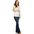 thumbnail image 5 of Sofia Jeans by Sofia Vergara Rosa Curvy Ankle Full Band Maternity Jeans, Sizes S-XXL, 5 of 6