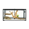 REPTIZOO Reptile Glass Deep Terrarium with Double Hinge Door 36" x 24" x 18"（67 Gallon)