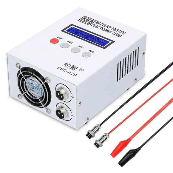 Ebc- Battery Tester 30V 20A 85W Lithium -Acid Batteries Capacity Test Device 5A Recharge 20A Discharge Support Pc Online Software Control