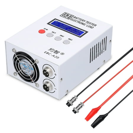 

Andoer EBC- Battery Tester 30V 20A 85W Lithium -acid Batteries Capacity Test Device 5A Recharge 20A Discharge Support PC Online Software Control