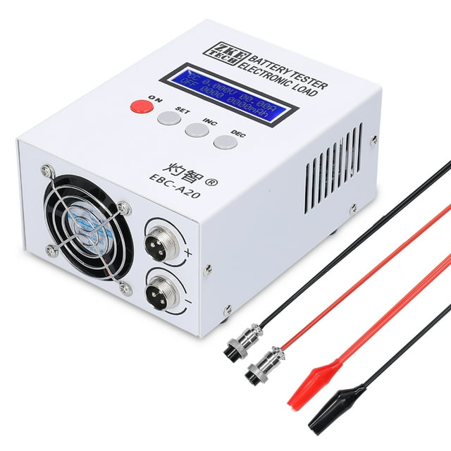 Ebc- Battery Tester 30V 20A 85W Lithium -Acid Batteries Capacity Test Device 5A Recharge 20A Discharge Support Pc Online Software Control