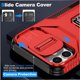 thumbnail image 4 of Funda para GANGXUN iPhone 11 - Soporte metálico, Función magnética, Rojo, 4 of 5